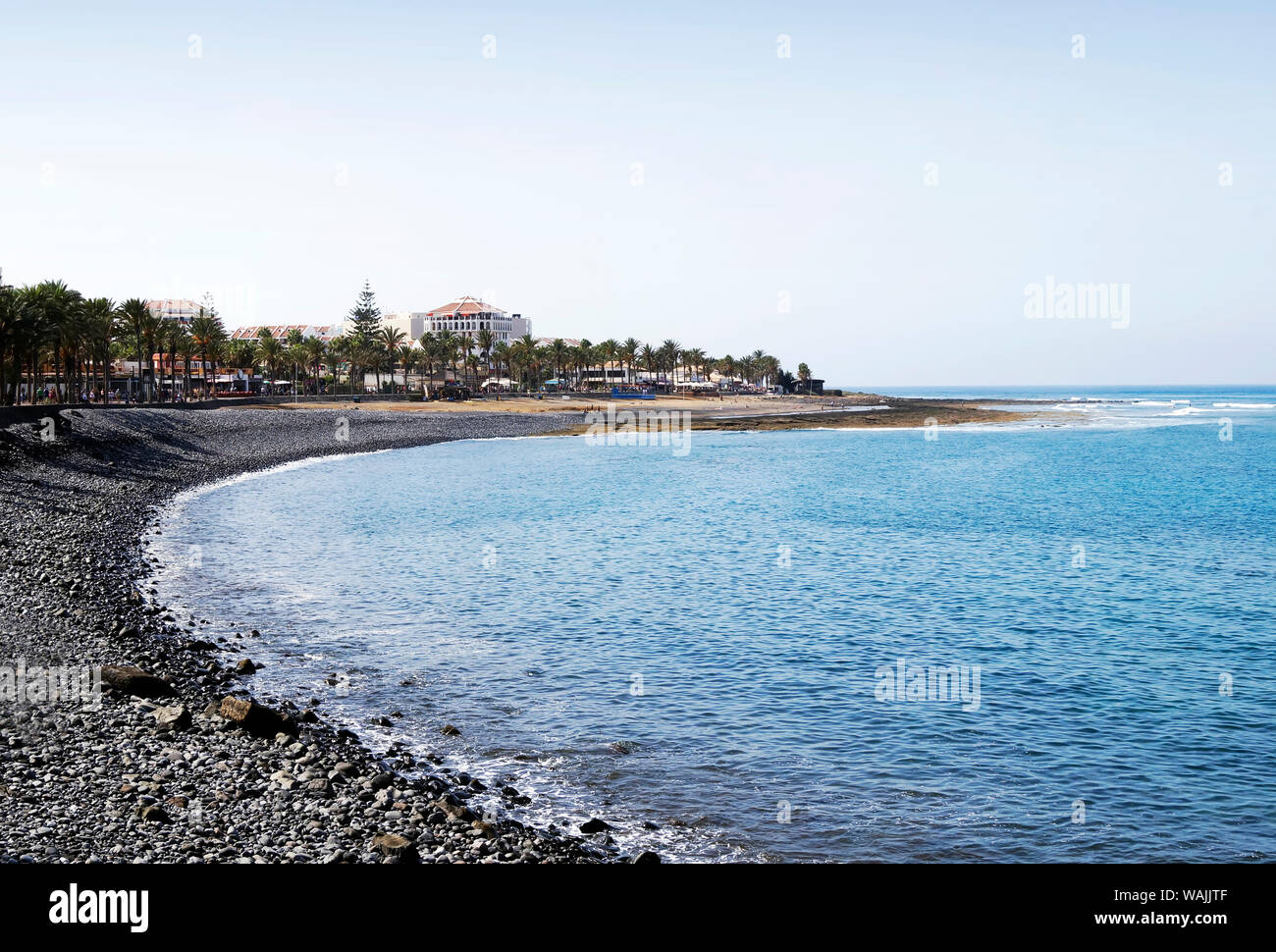 Shore vicino a Playa de las Americas in Tenerife, Isole Canarie, Spagna Foto Stock