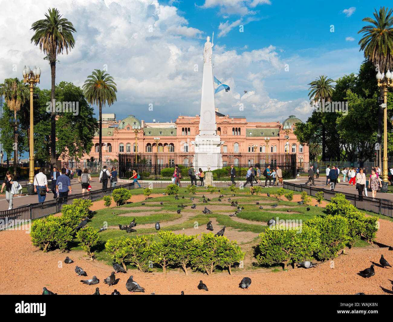 Plaza de Mayo e la Casa Rosada. Buenos Aires, capitale dell'Argentina. Foto Stock