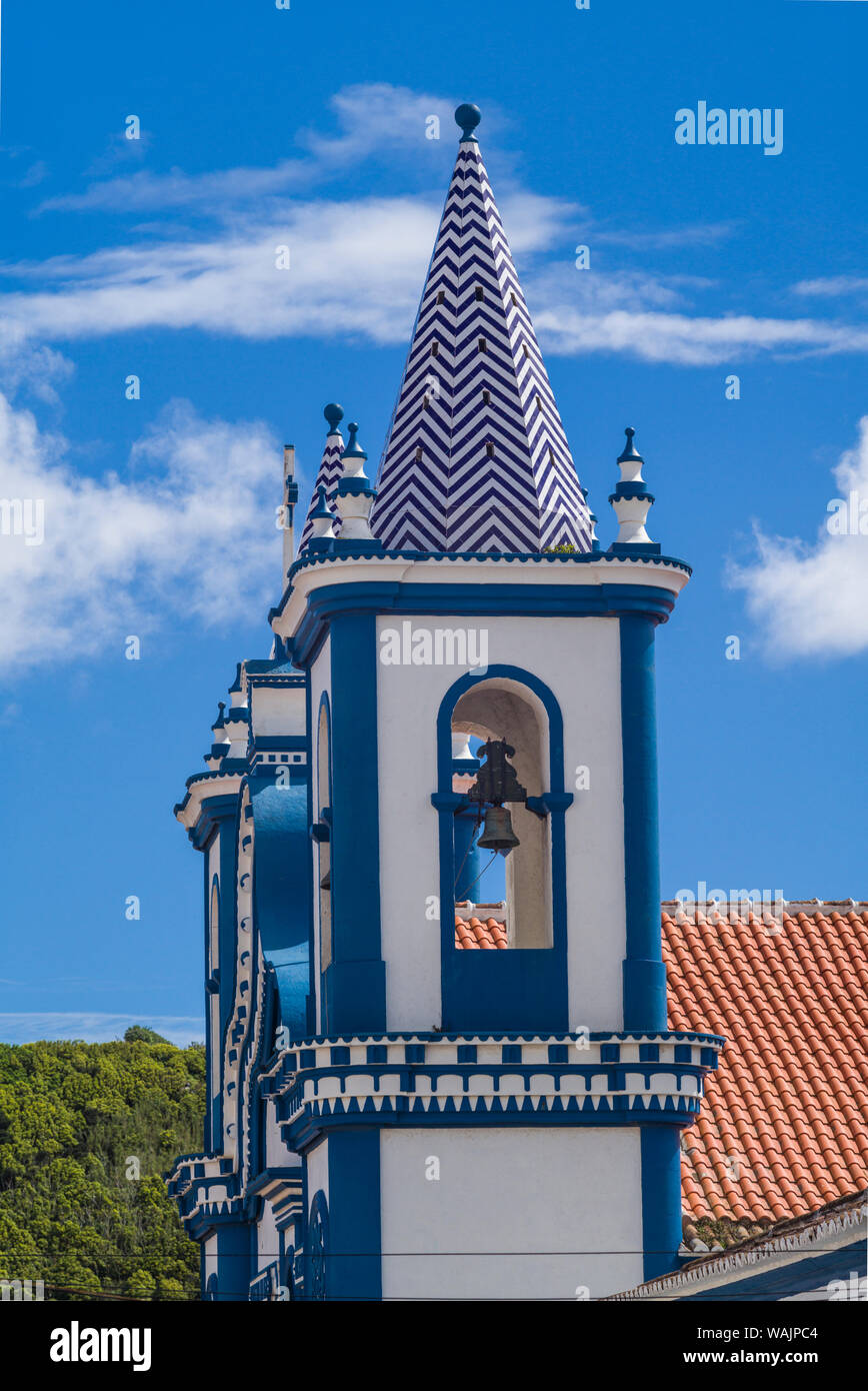 Portogallo Azzorre, l'isola di Terceira, Praia da Vitoria. Igreja do Santo Cristo chiesa Foto Stock