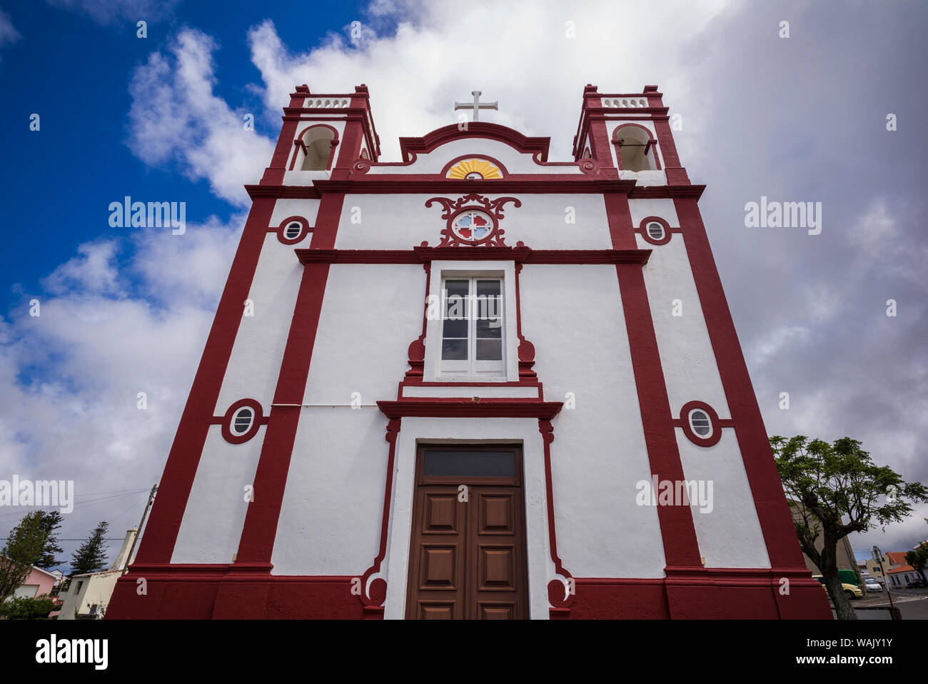 Portogallo Azzorre, Santa Maria Island, Vila do Porto. Ermida de Santa Cappella Antao Foto Stock