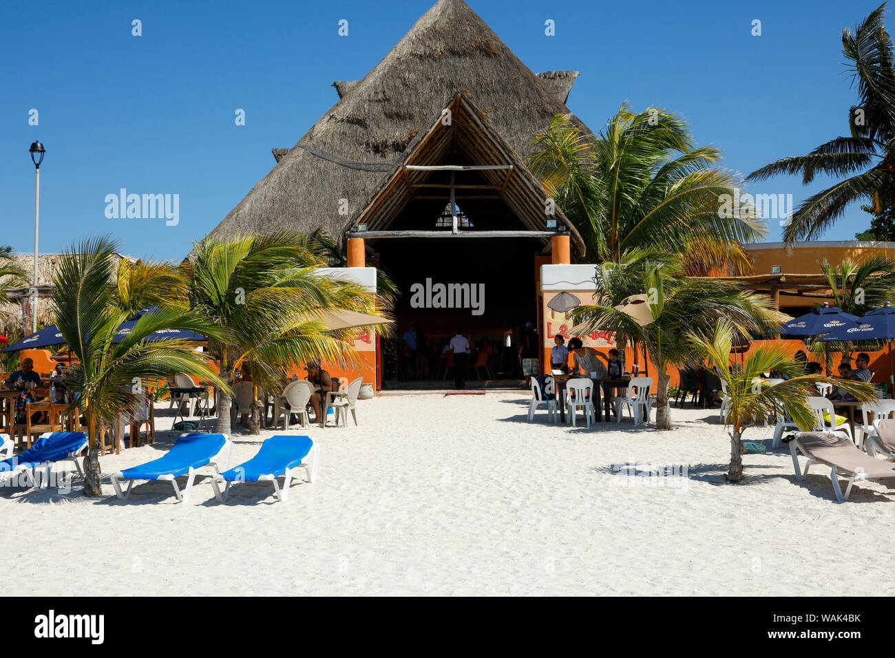 Celestun, Yukatan, Messico. Foto Stock