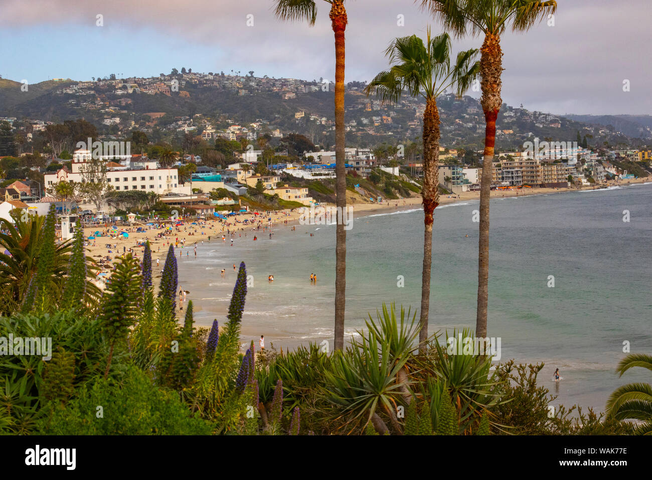 Beach resort città di Newport Beach in California. Foto Stock