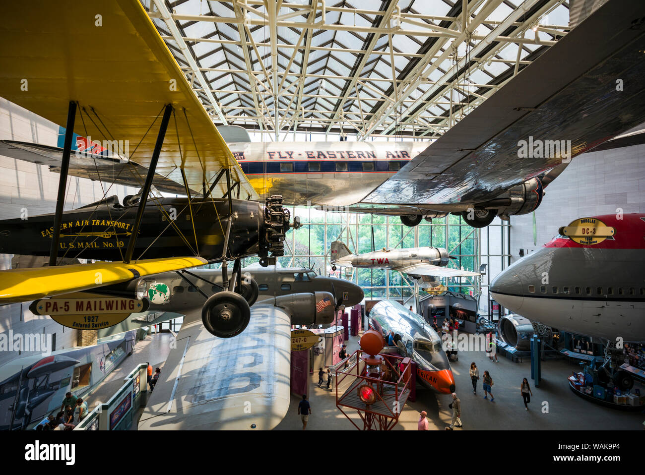 Stati Uniti d'America, Washington D.C. Museo Nazionale dell'aria e dello spazio, pionieri del volo, nei primi anni del XX secolo aviation (solo uso editoriale) Foto Stock