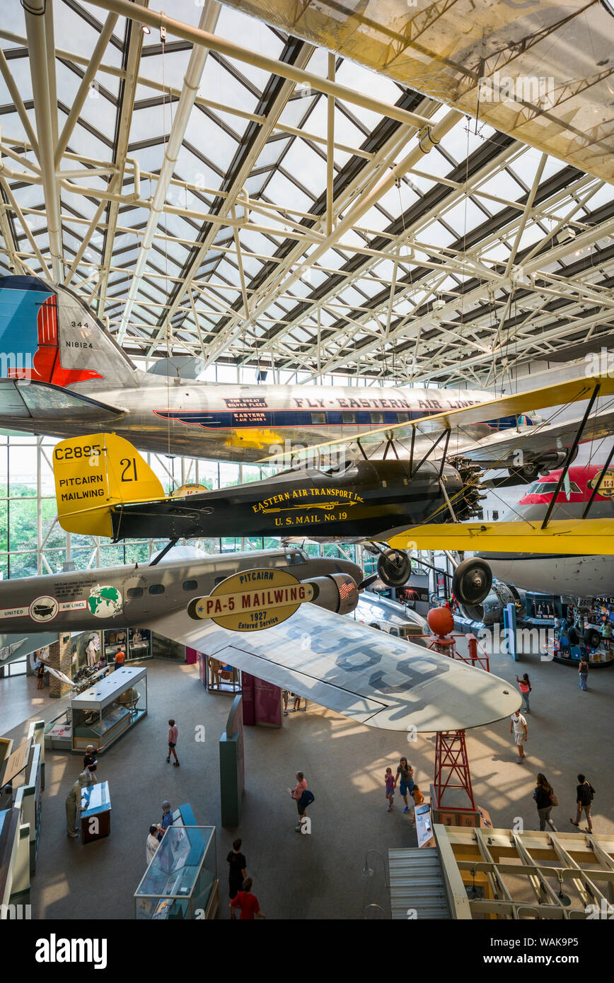 Stati Uniti d'America, Washington D.C. Museo Nazionale dell'aria e dello spazio, pionieri del volo, nei primi anni del XX secolo aviation (solo uso editoriale) Foto Stock