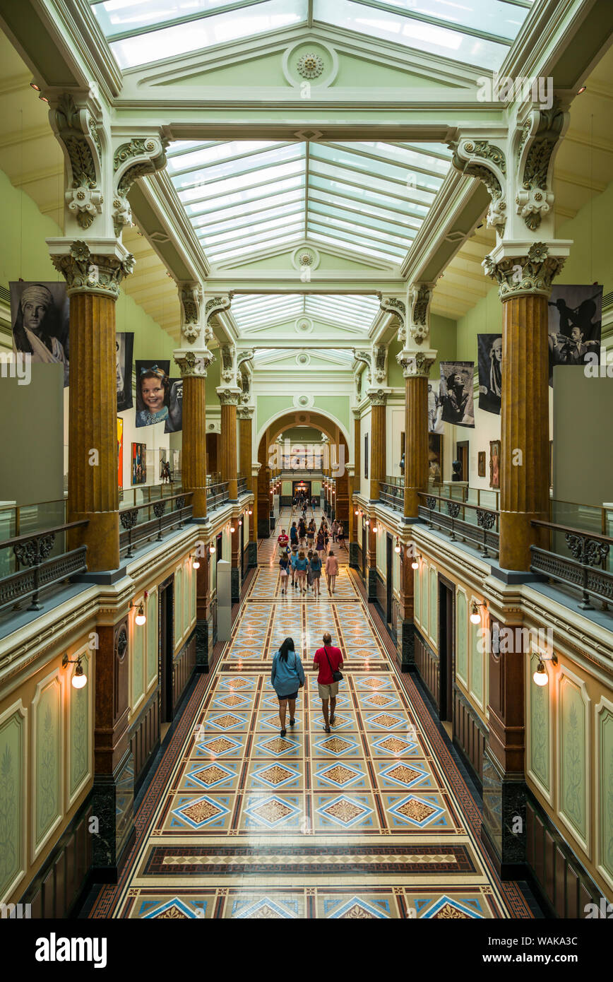 Stati Uniti d'America, Washington D.C. Centro di Reynolds American Art Museum, modello Hall dell'ex US Patent Office Building (solo uso editoriale) Foto Stock