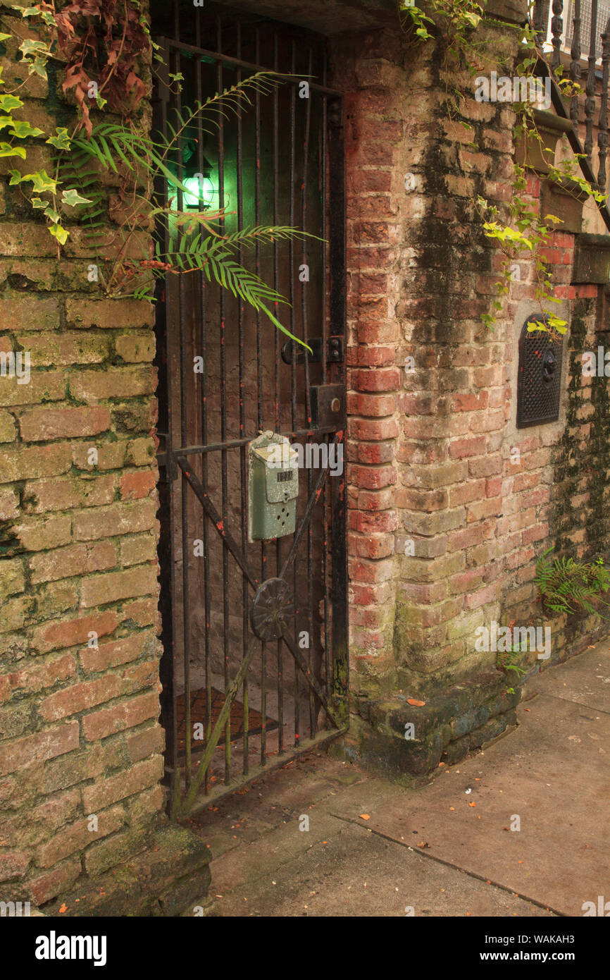 Stati Uniti d'America, Georgia, Savannah. Edificio di Savannah Historic District. Foto Stock