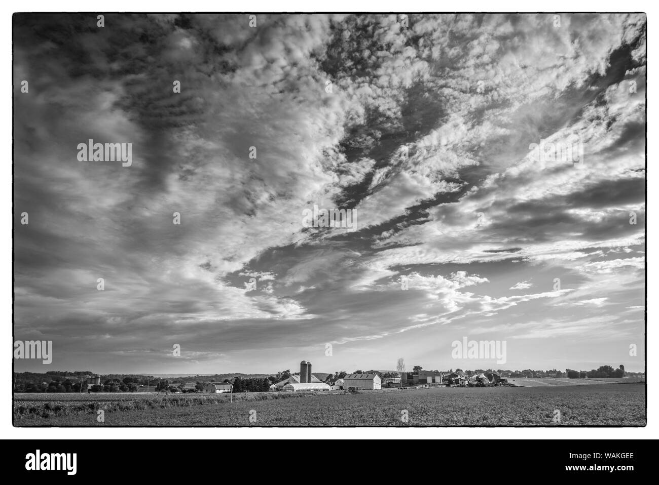 Stati Uniti d'America, Pennsylvania, Strasburgo. agriturismo Foto Stock