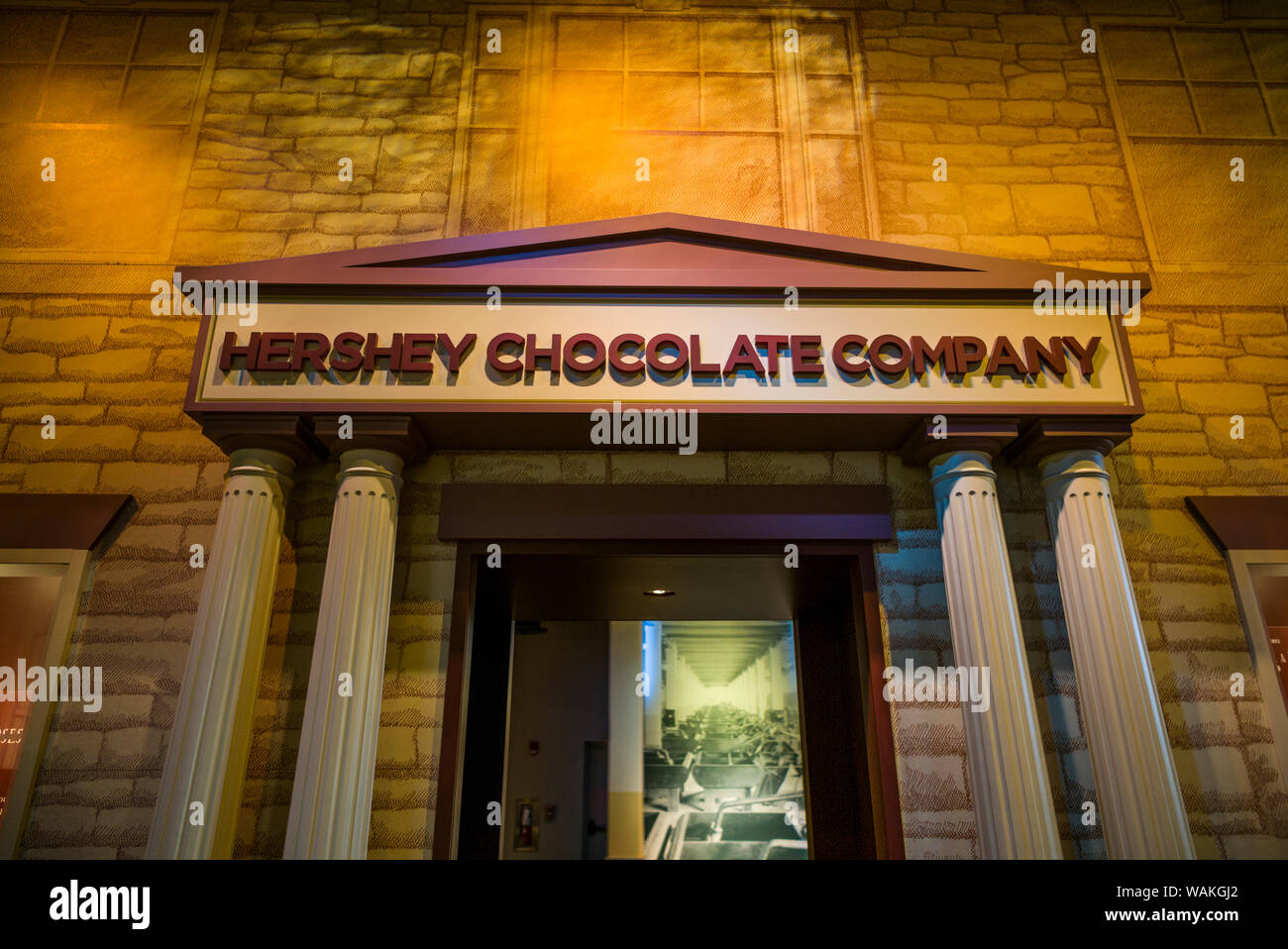 Stati Uniti d'America, Pennsylvania, Hershey. L'Hershey Story, museo di Hershey Chocolate interno (solo uso editoriale) Foto Stock
