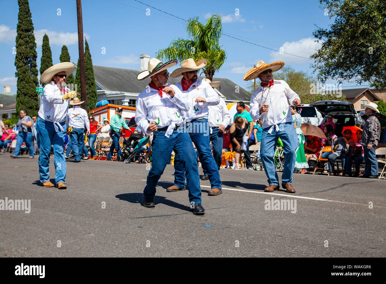 Charro Days Festival in Brownsville, Texas. (Solo uso editoriale) Foto Stock