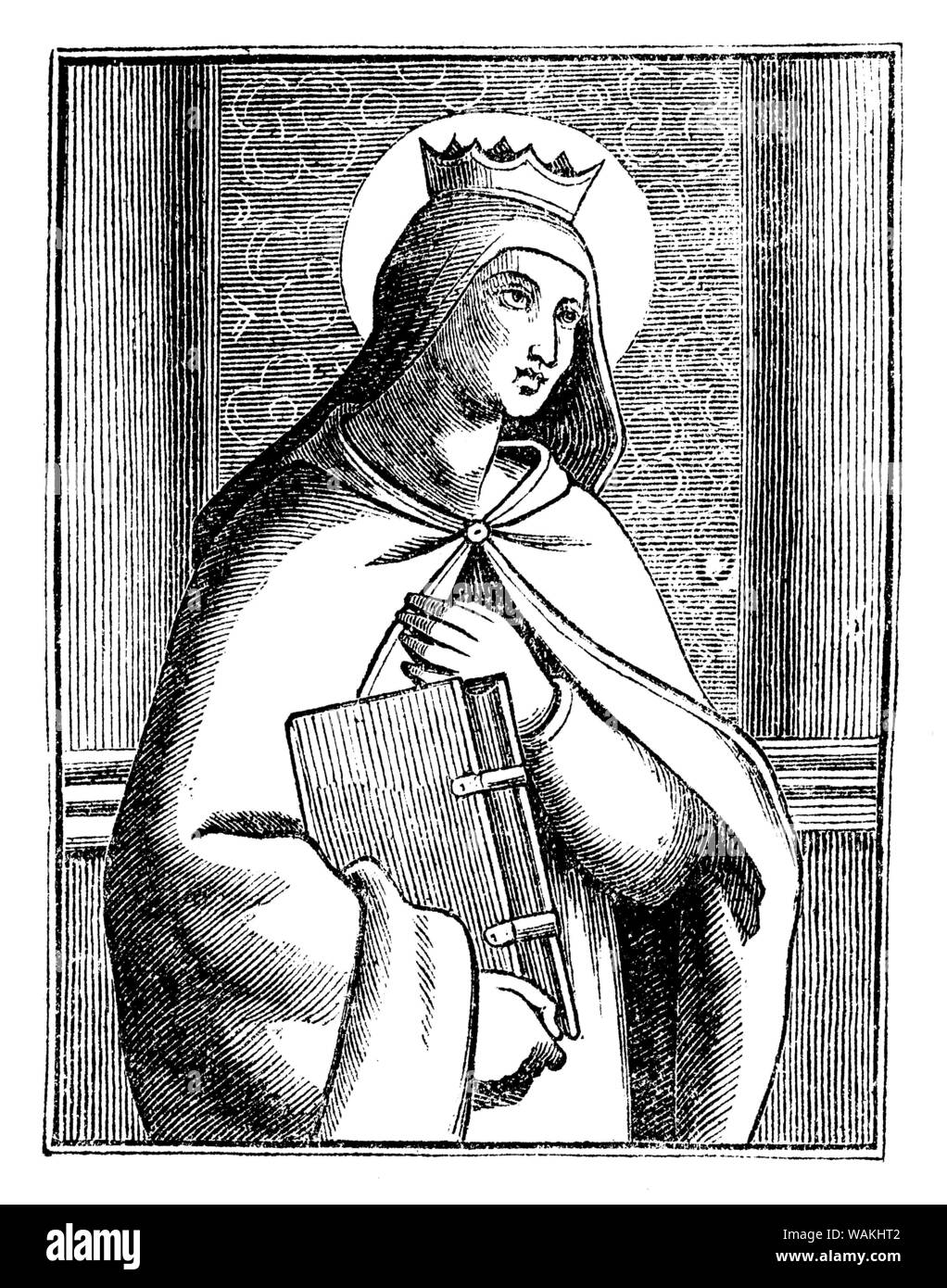 La Santa Imperatrice Kunigund, , (libro religioso, 1863) Foto Stock