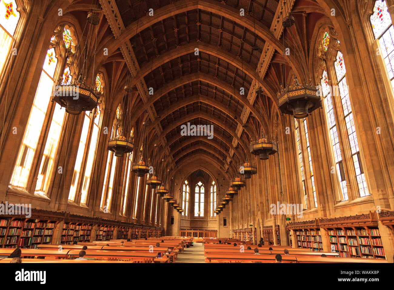 Biblioteca Suzzallo, Università di Washington, Seattle, nello Stato di Washington, USA (solo uso editoriale) Foto Stock