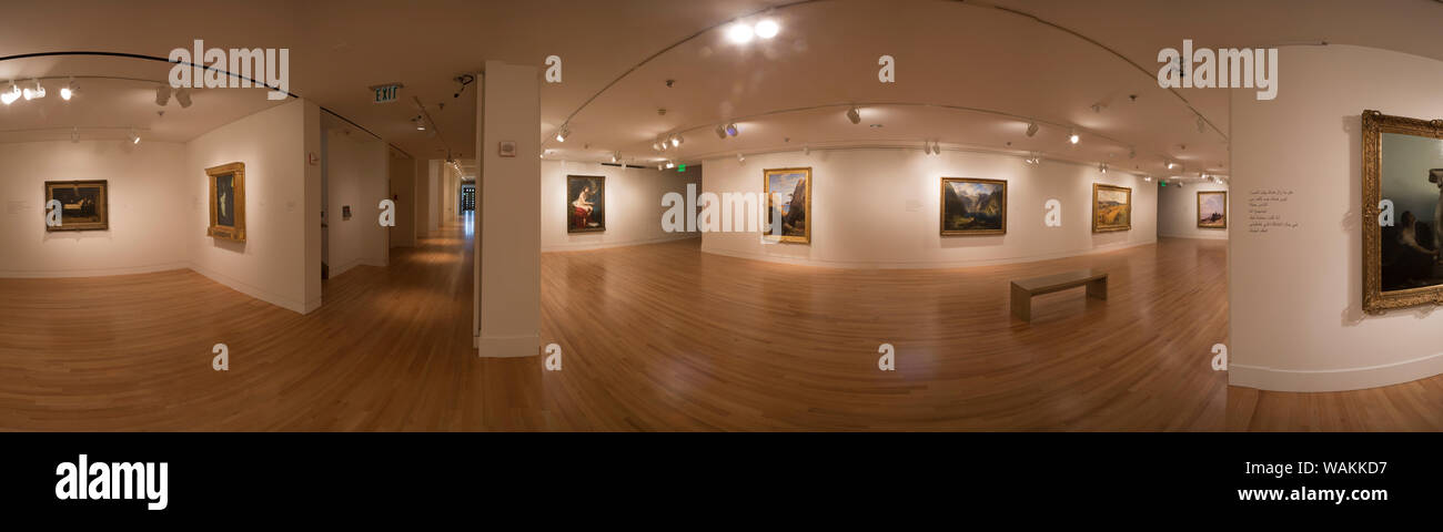 Interno del Frye Art Museum, Seattle, nello Stato di Washington (solo uso editoriale) Foto Stock