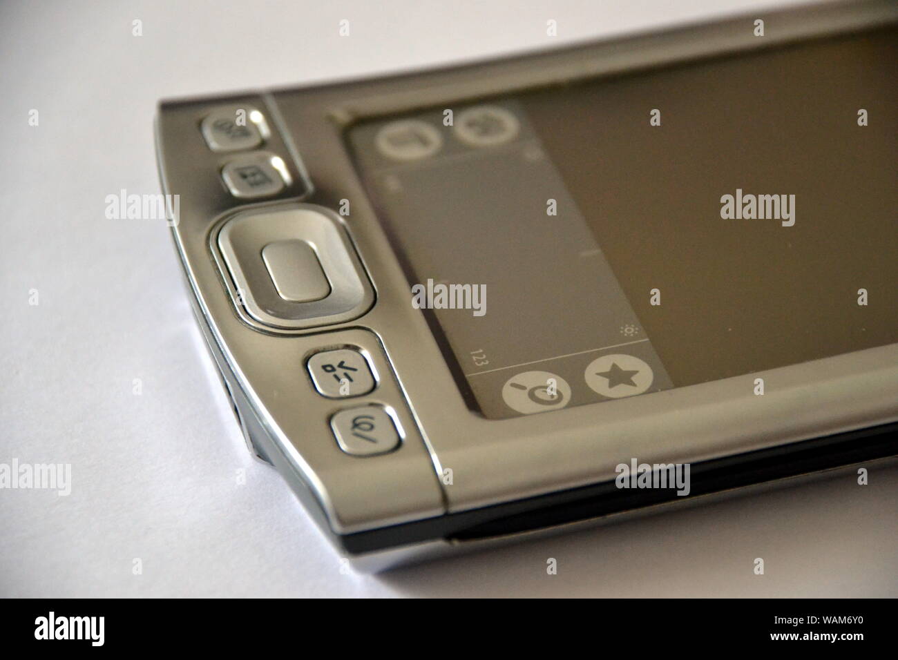 Palm Pilot close-up macro PDA Foto Stock