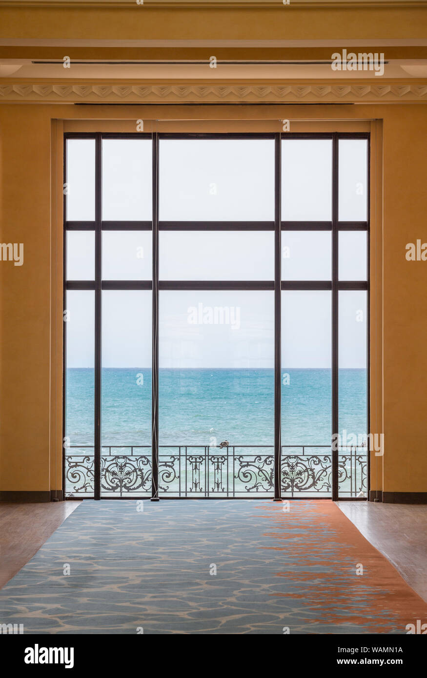 In stile art deco, una vista degli ambasciatori' in camera il Casinò Municipale di Biarritz (dei Pirenei atlantici - Aquitaine - Francia) Foto Stock