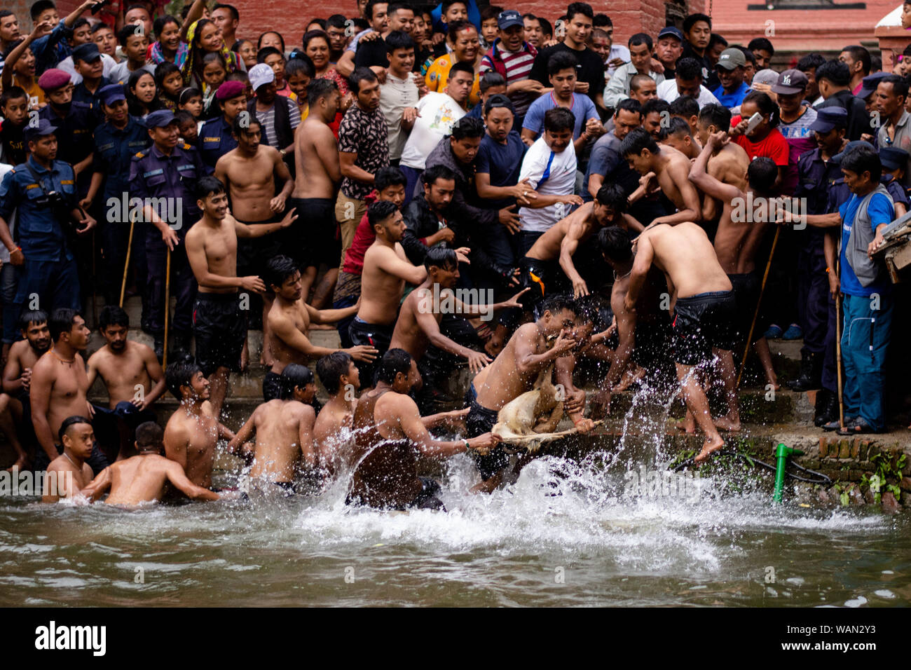 Deopokhari festival in Nepal Foto Stock