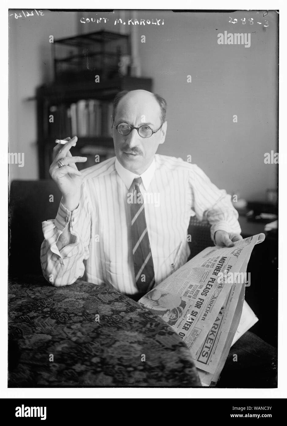 Conte M. Karolyi Foto Stock