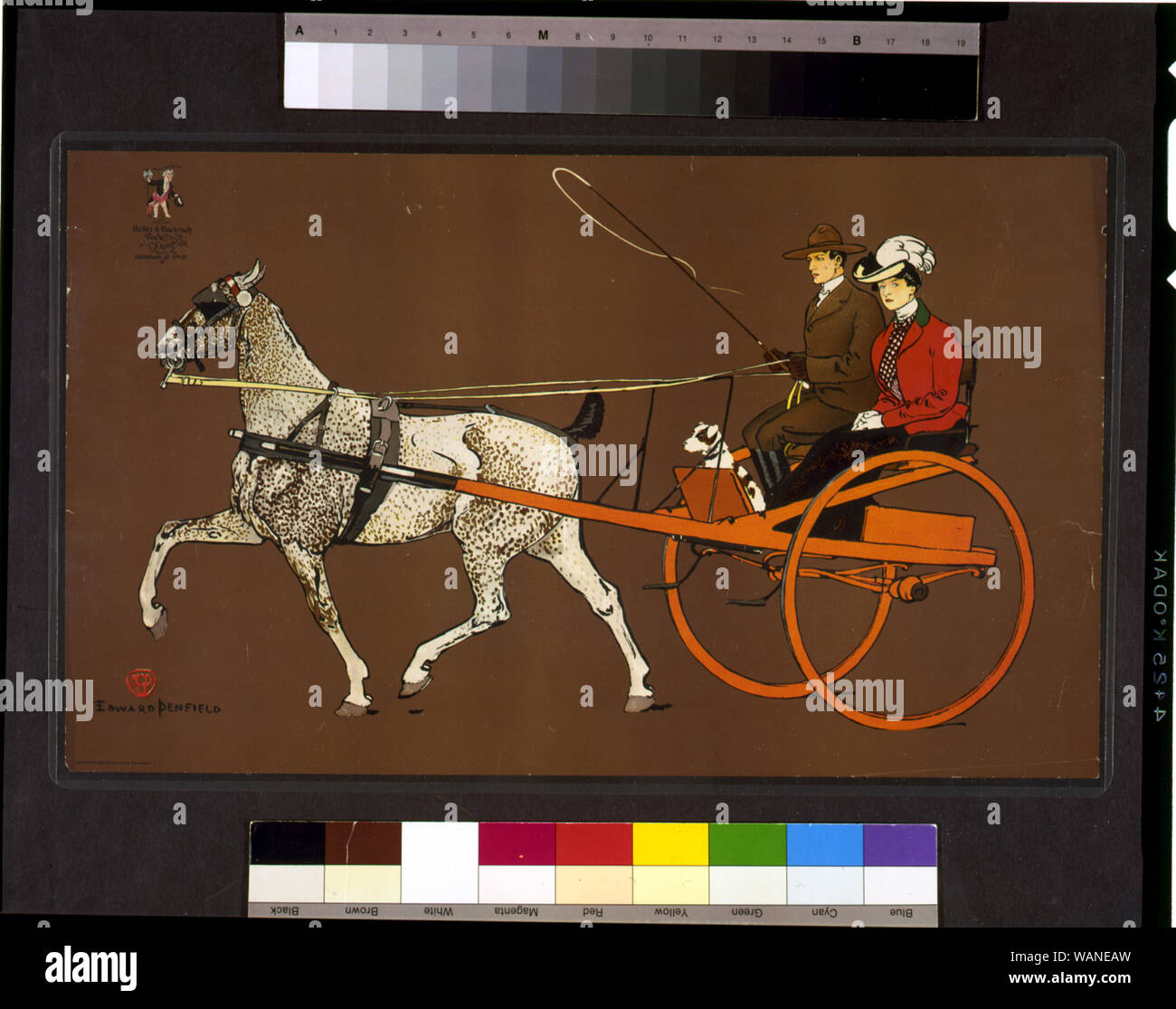 Matura in una rottura carrello] / Edward Penfield Foto Stock