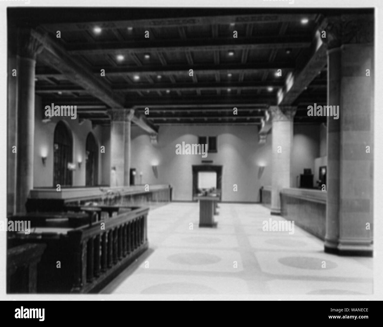 County Trust Company, ufficio principale, White Plains, New York. Foto Stock