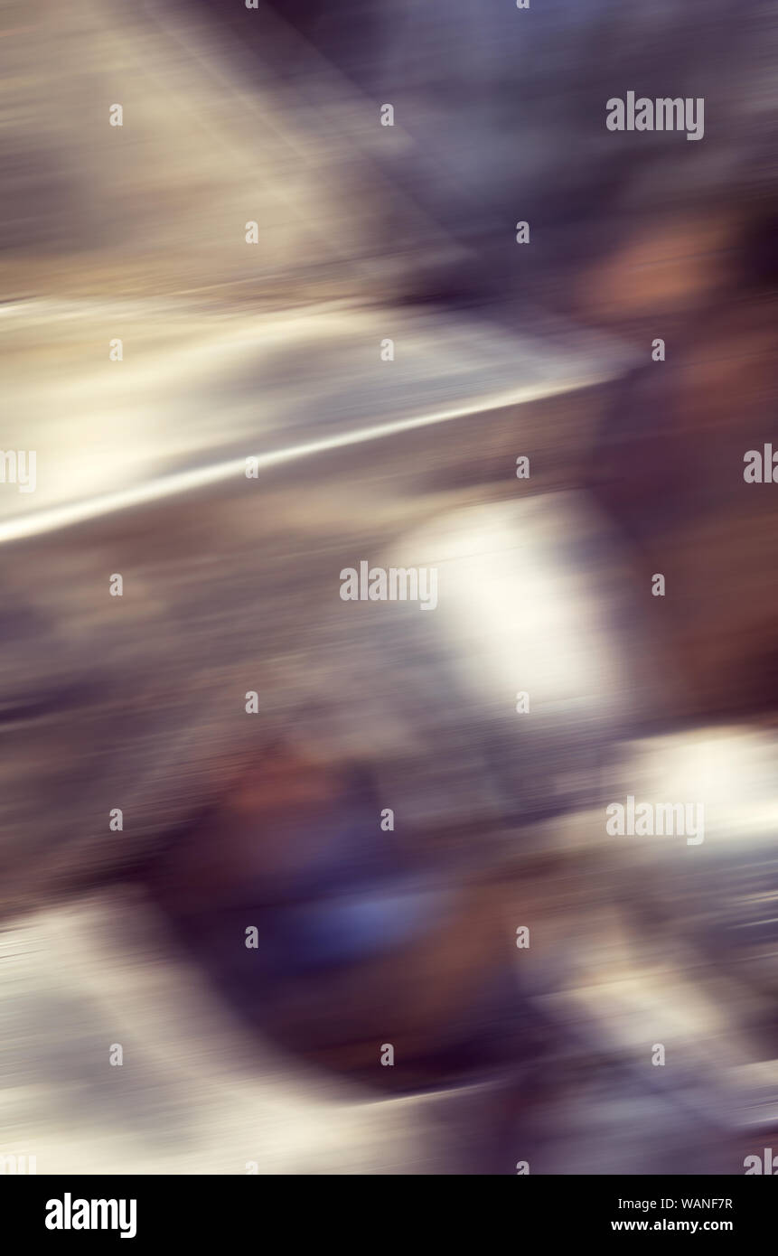 Il movimento sfocato sfondo astratto o sfondo. Foto Stock