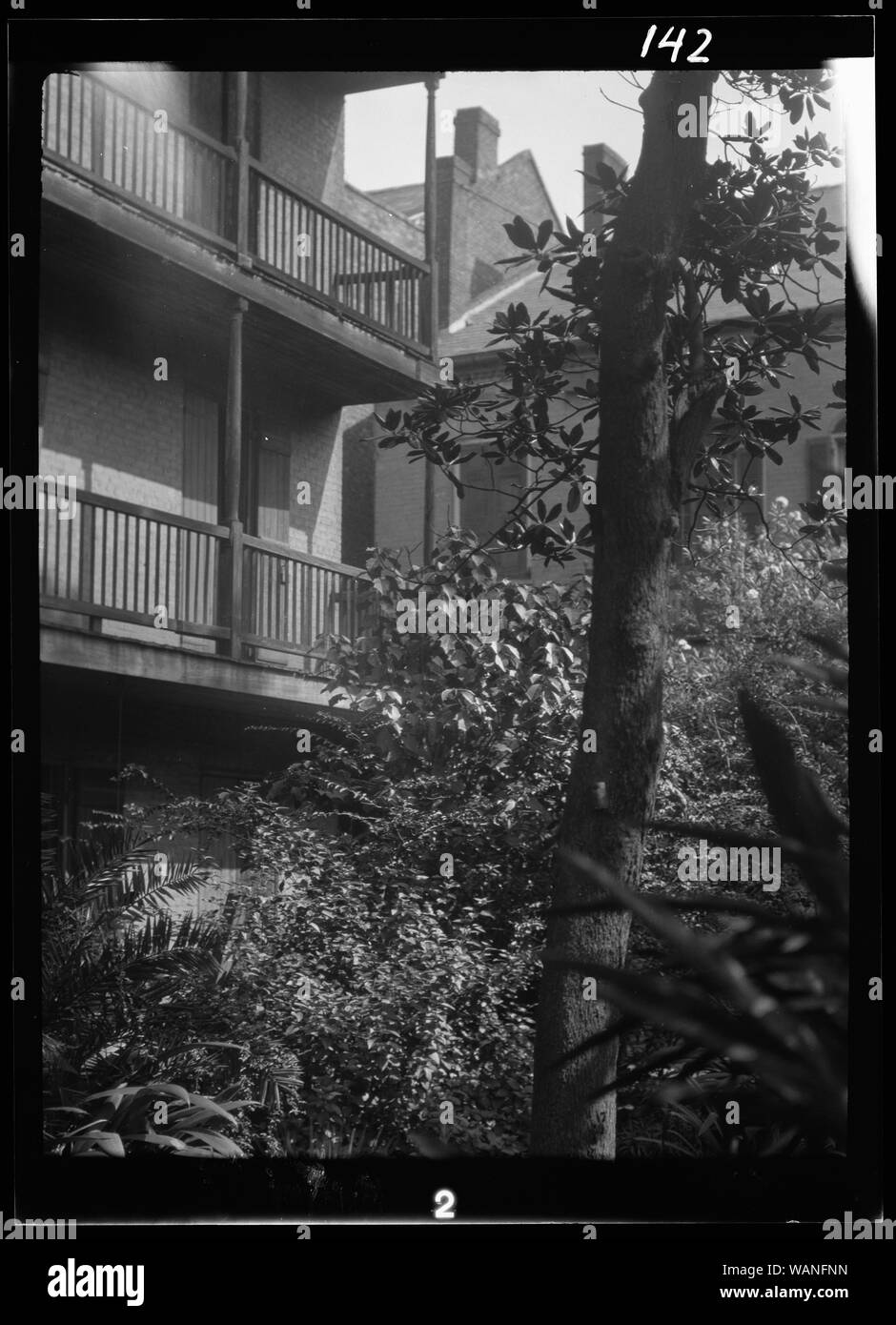 Cortile, New Orleans LOC agc7a02771 Foto Stock