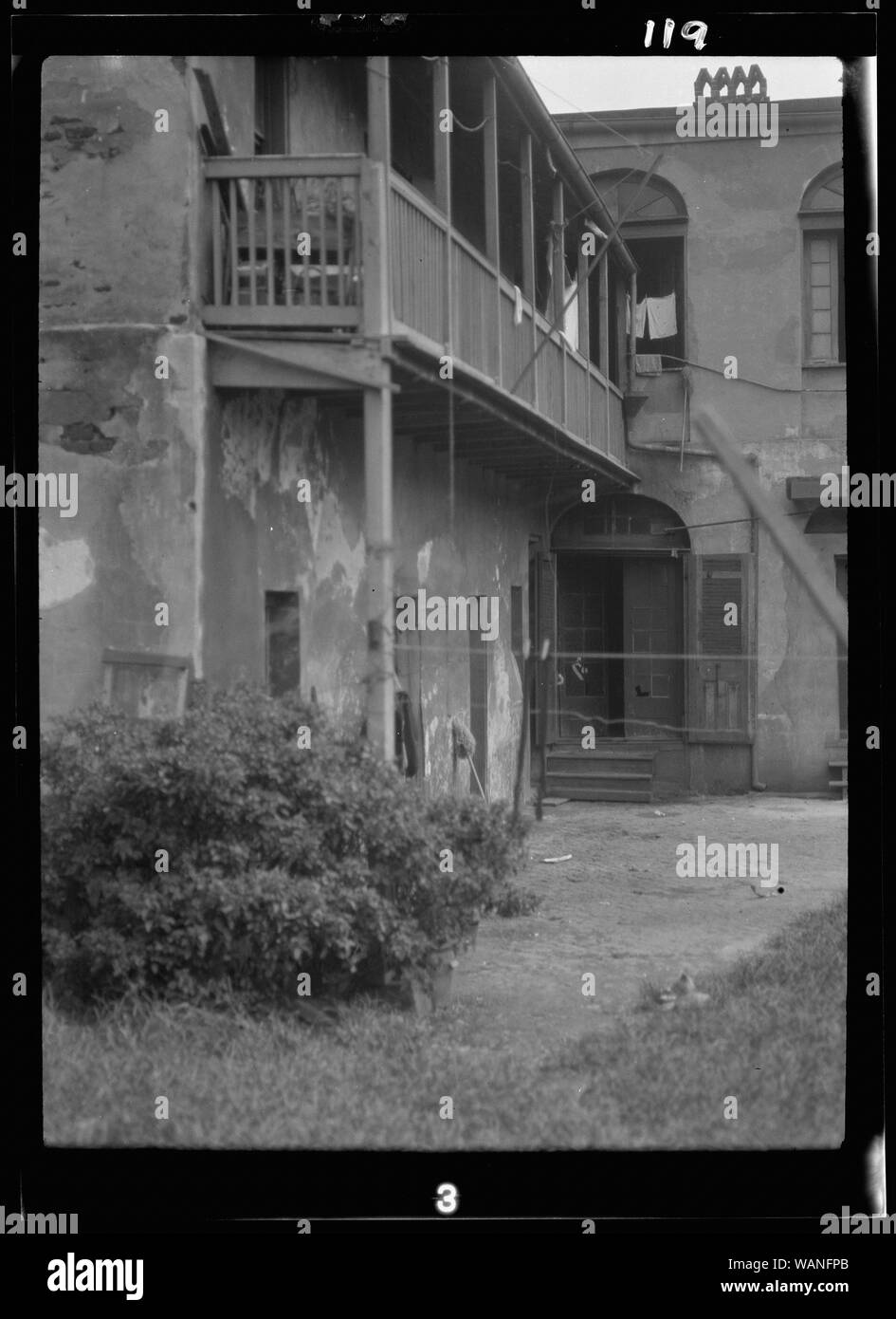 Cortile, New Orleans Foto Stock