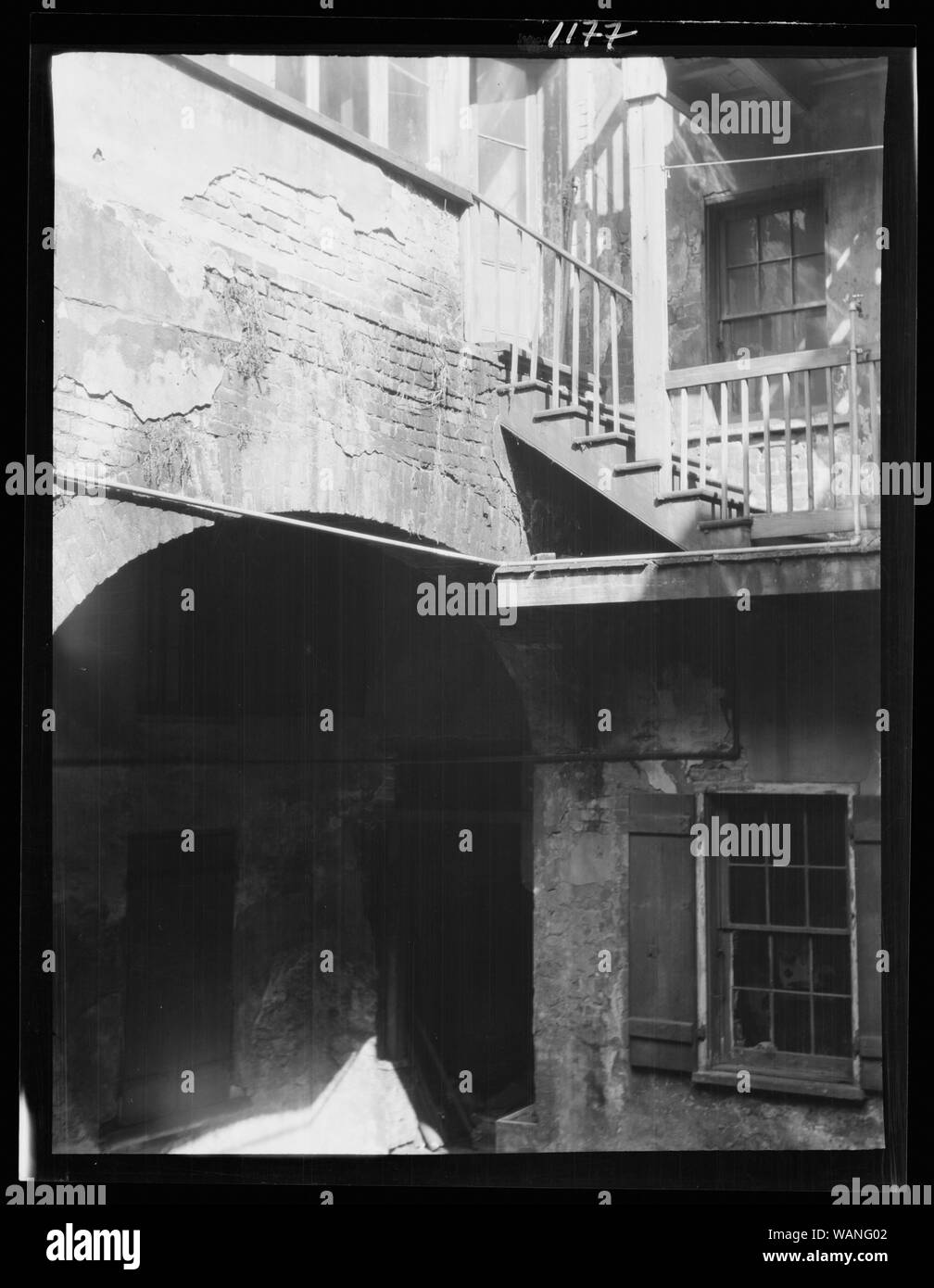 Cortile, New Orleans Foto Stock