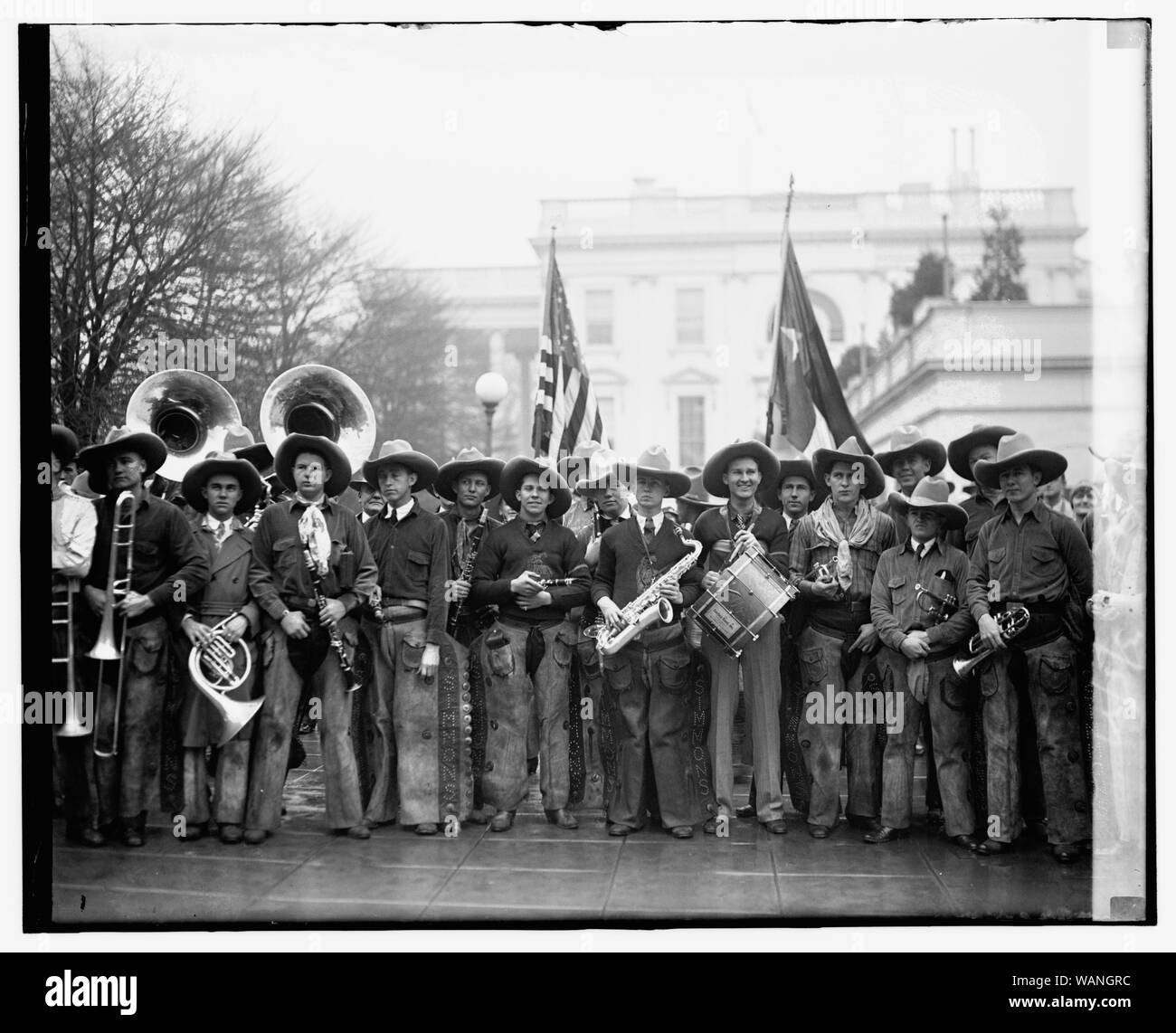 Banda di cowboy, 3/5/29 Foto Stock