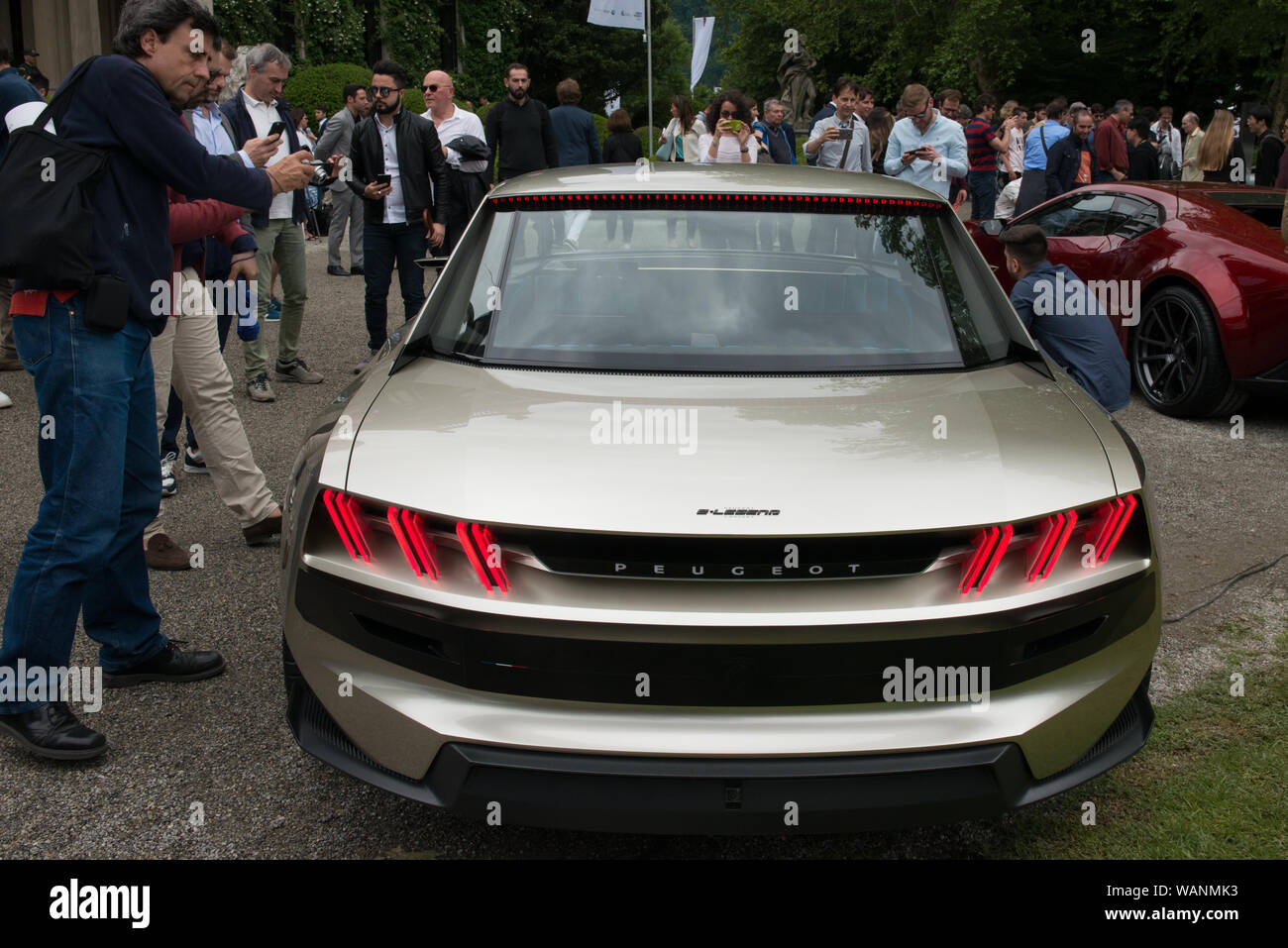 PEUGEOT E-LEGGENDA concetto visto al Concourse d'Eleganza villa d'Este 2019 Foto Stock