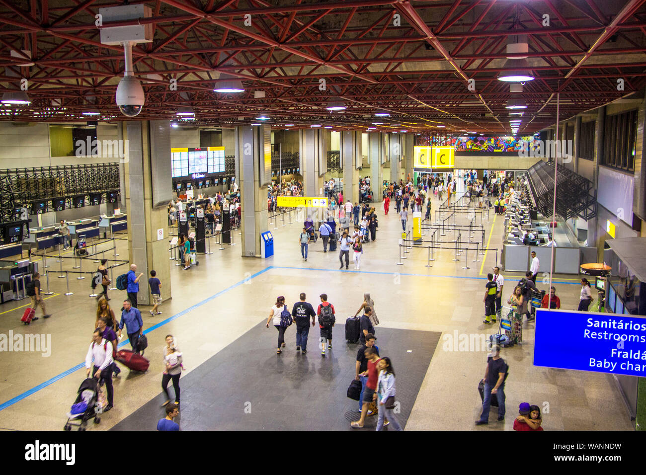 L'Aeroporto Internazionale di Guarulhos, São Paulo, Brasile Foto Stock