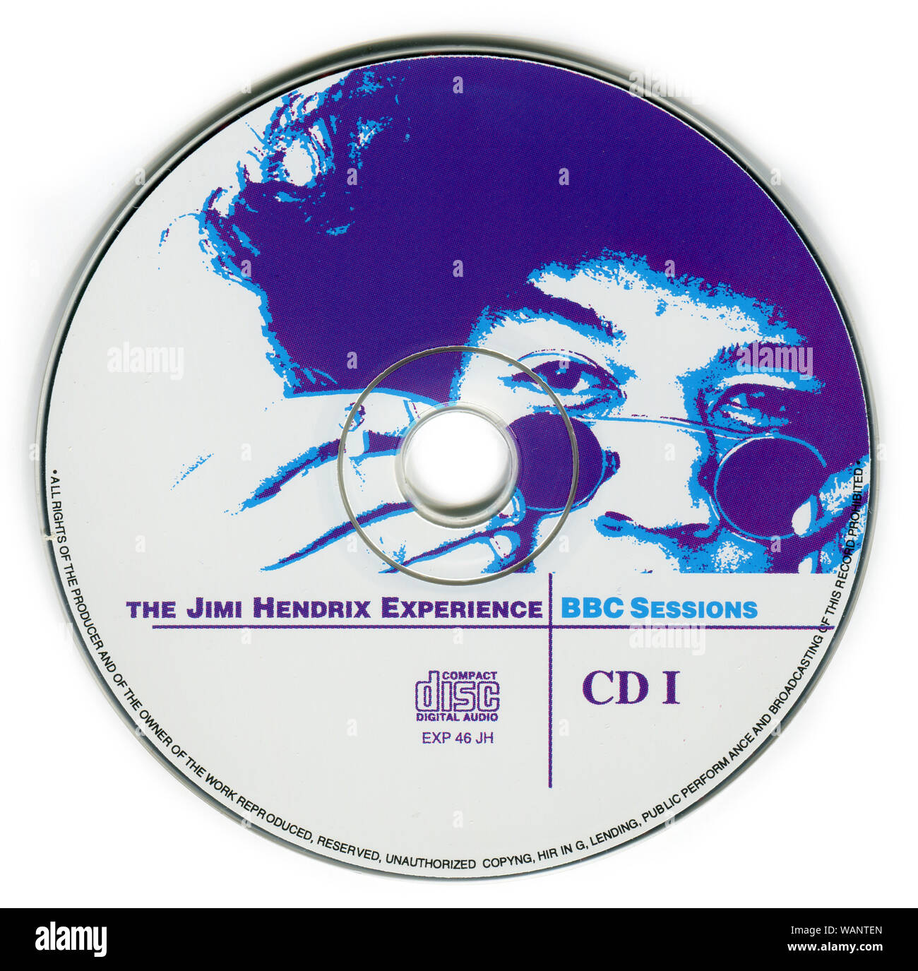 CD: il Jimi Hendrix esperienza "BBC Sessions", rilasciato su MCA Records il 2 giugno 1998. Foto Stock