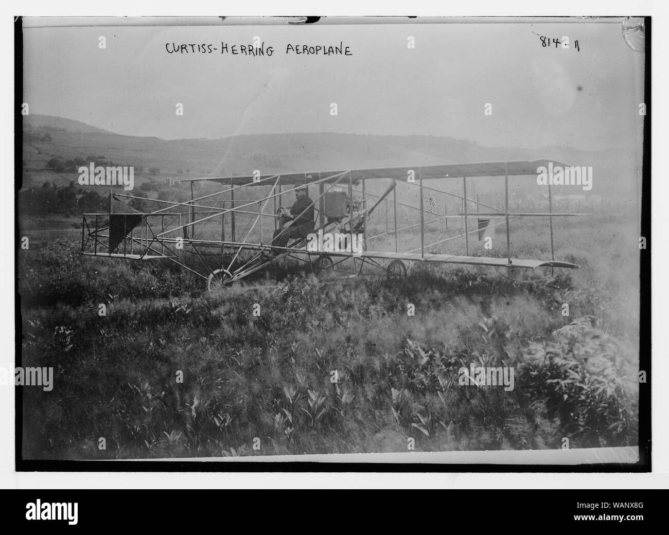 Curtiss-Herring aereo, sul terreno Foto Stock