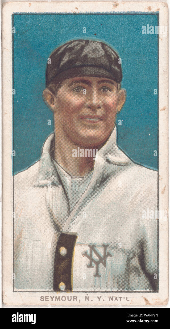 Cy Seymour, New York Giants, baseball card ritratto Foto Stock
