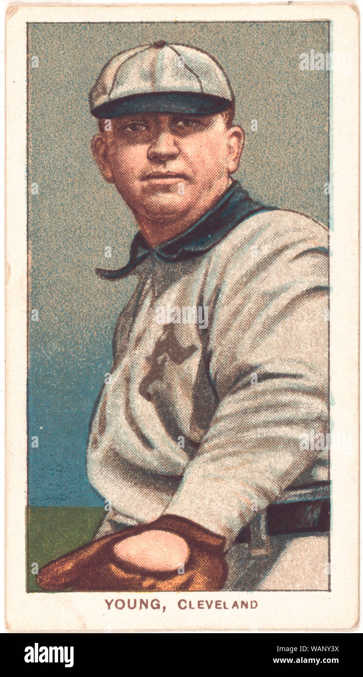 Cy giovane, Cleveland Pan, baseball card ritratto Foto Stock