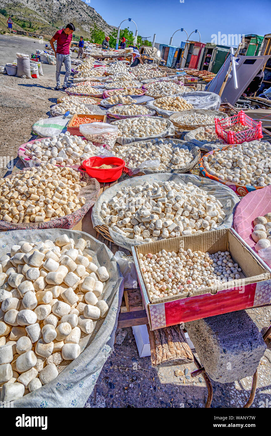 Strada mercato agricolo Foto Stock