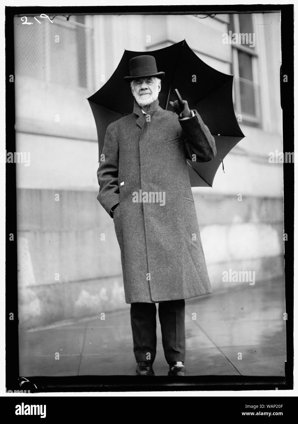 DAVIS, HENRY GASSAWAY. Il senatore forma West Virginia, 1871-1883; Presidente, PAN AMERICAN RAILWAY COMMISSIONE, 1901-1916 Foto Stock