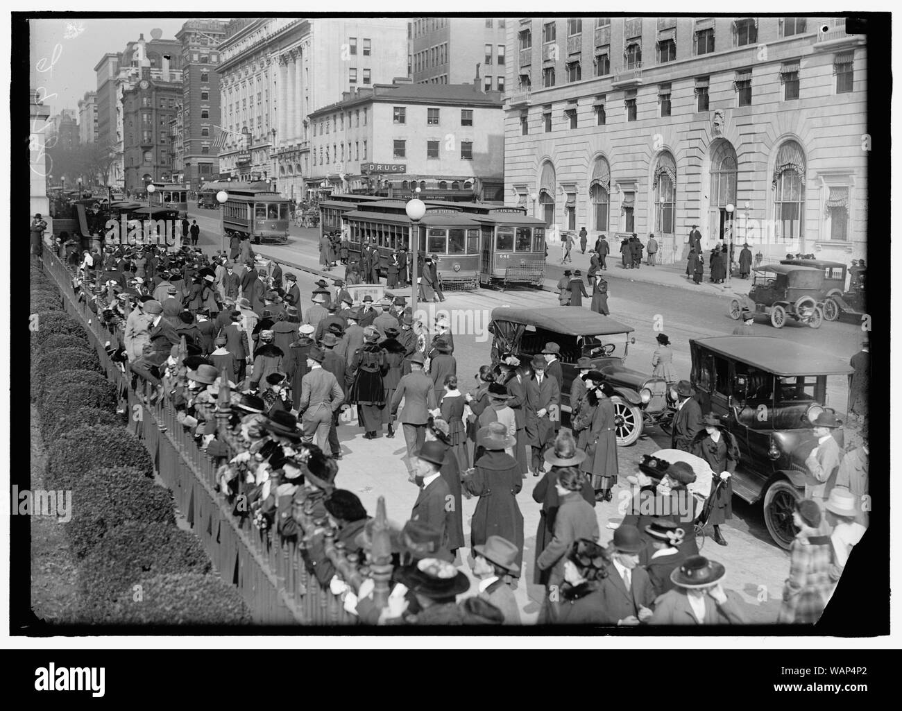 Distretto di Columbia Street traffico automobilistico Foto Stock