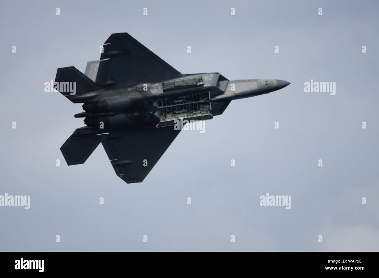 La Lockheed Martin, F22 Raptor Demo Team, Chicago aria e acqua mostrano, Agosto 17-18, 2019, F-22 Foto Stock