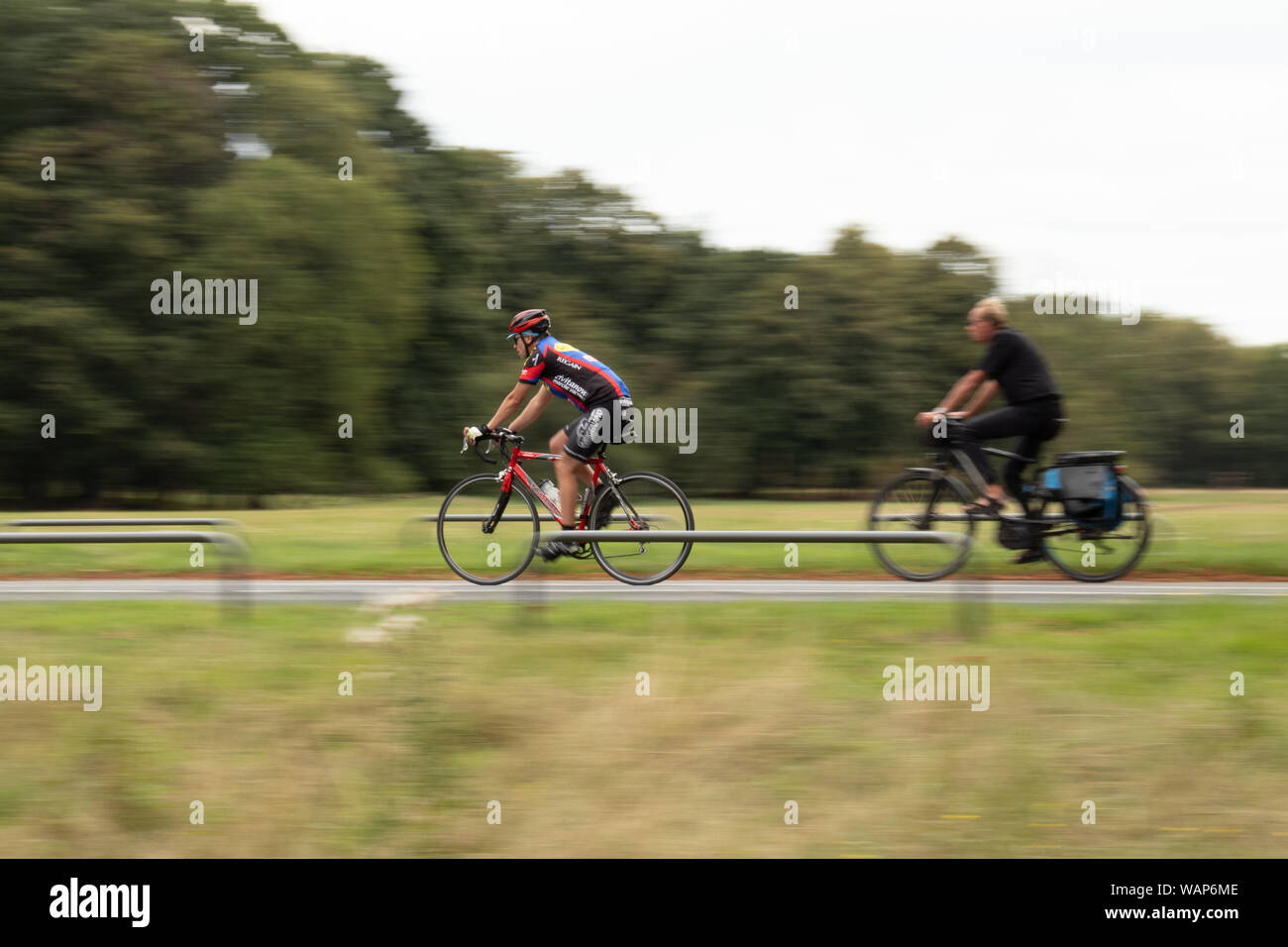 Biciclette su strada acountry Foto Stock