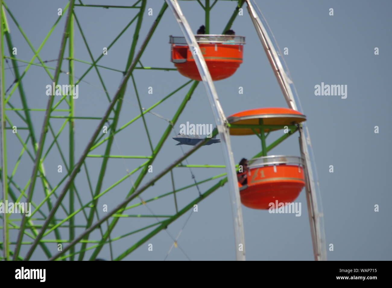La Lockheed Martin, F22 Raptor Demo Team, Battle Creek Air Show, luglio 2019, F-22 Stealth Fighter Foto Stock