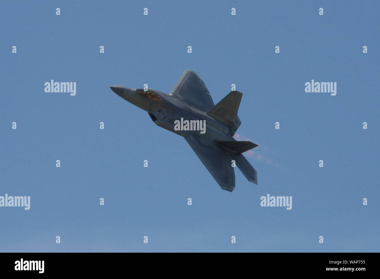 La Lockheed Martin, F22 Raptor Demo Team, Battle Creek Air Show, luglio 2019, F-22 Foto Stock