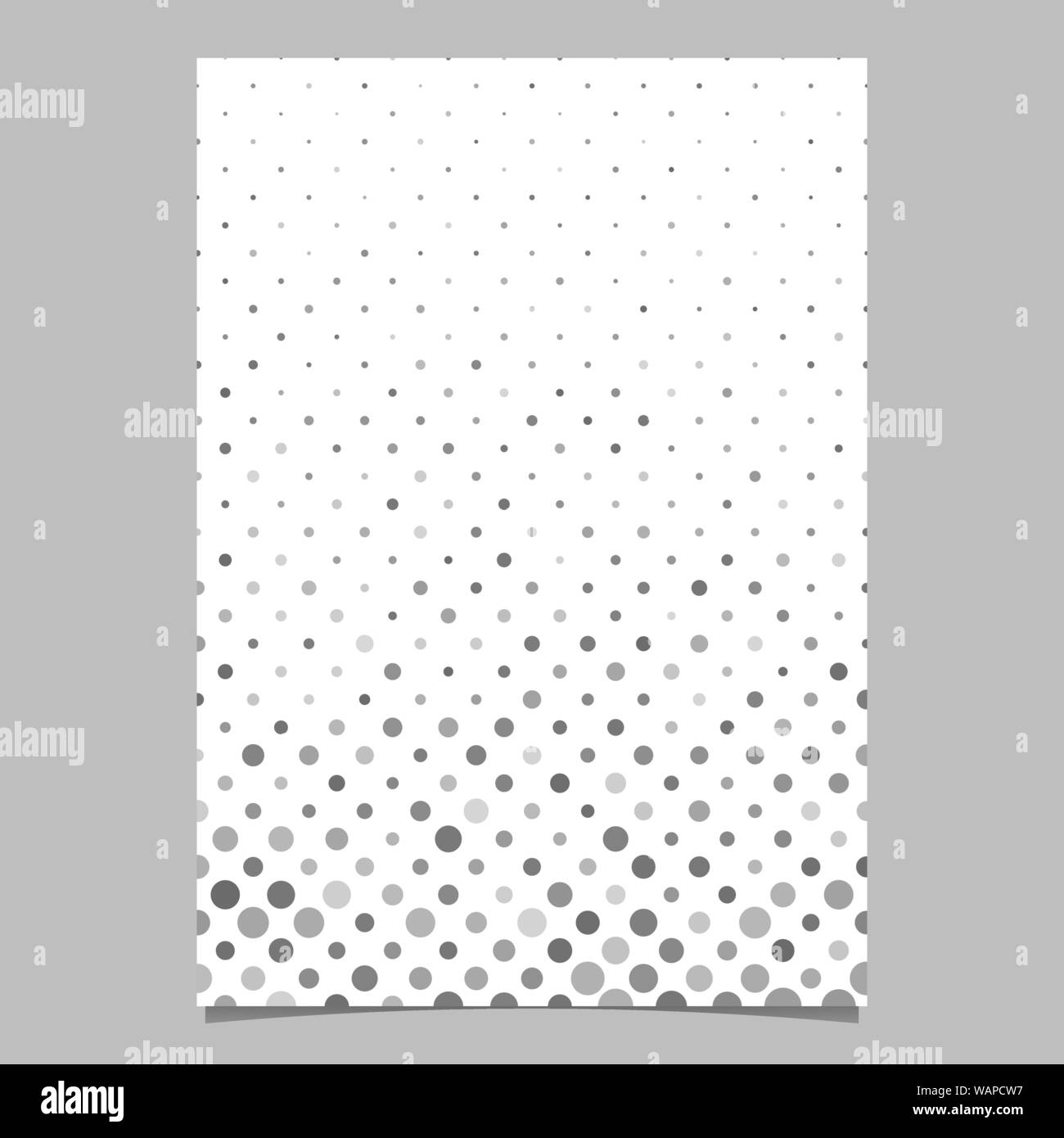 Abstract dot pattern design brochure - pagina di vettore di immagine di sfondo da punti Illustrazione Vettoriale