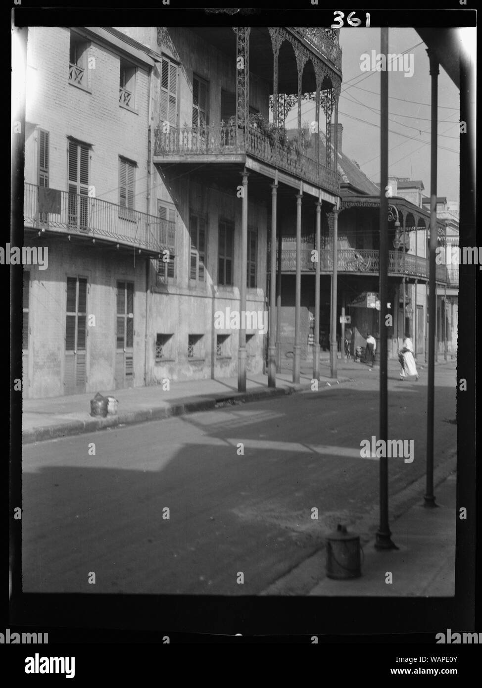 Dauphine Street, New Orleans Foto Stock