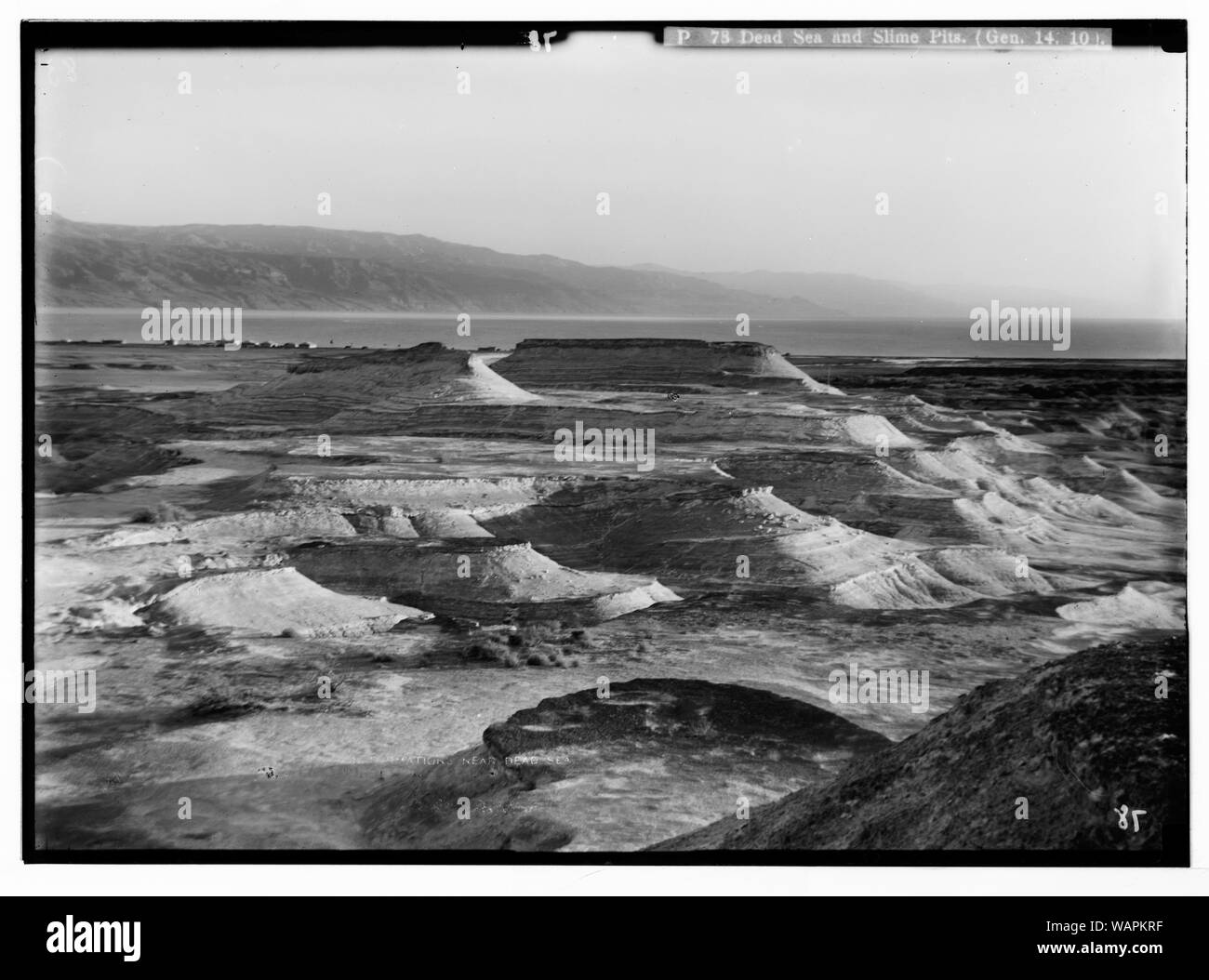 Mar Morto e Slime Pit Foto Stock