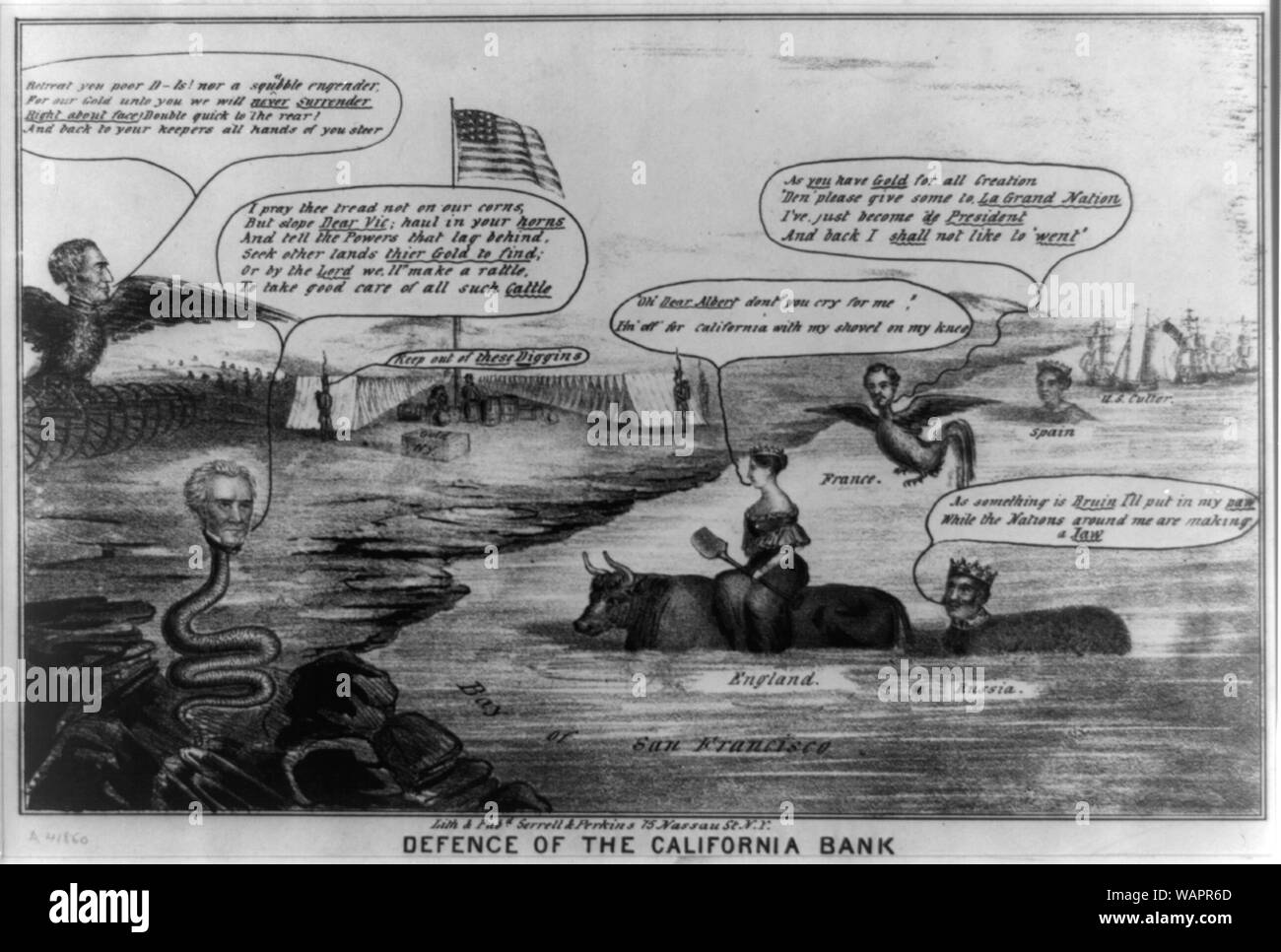 La difesa della California banca Foto Stock