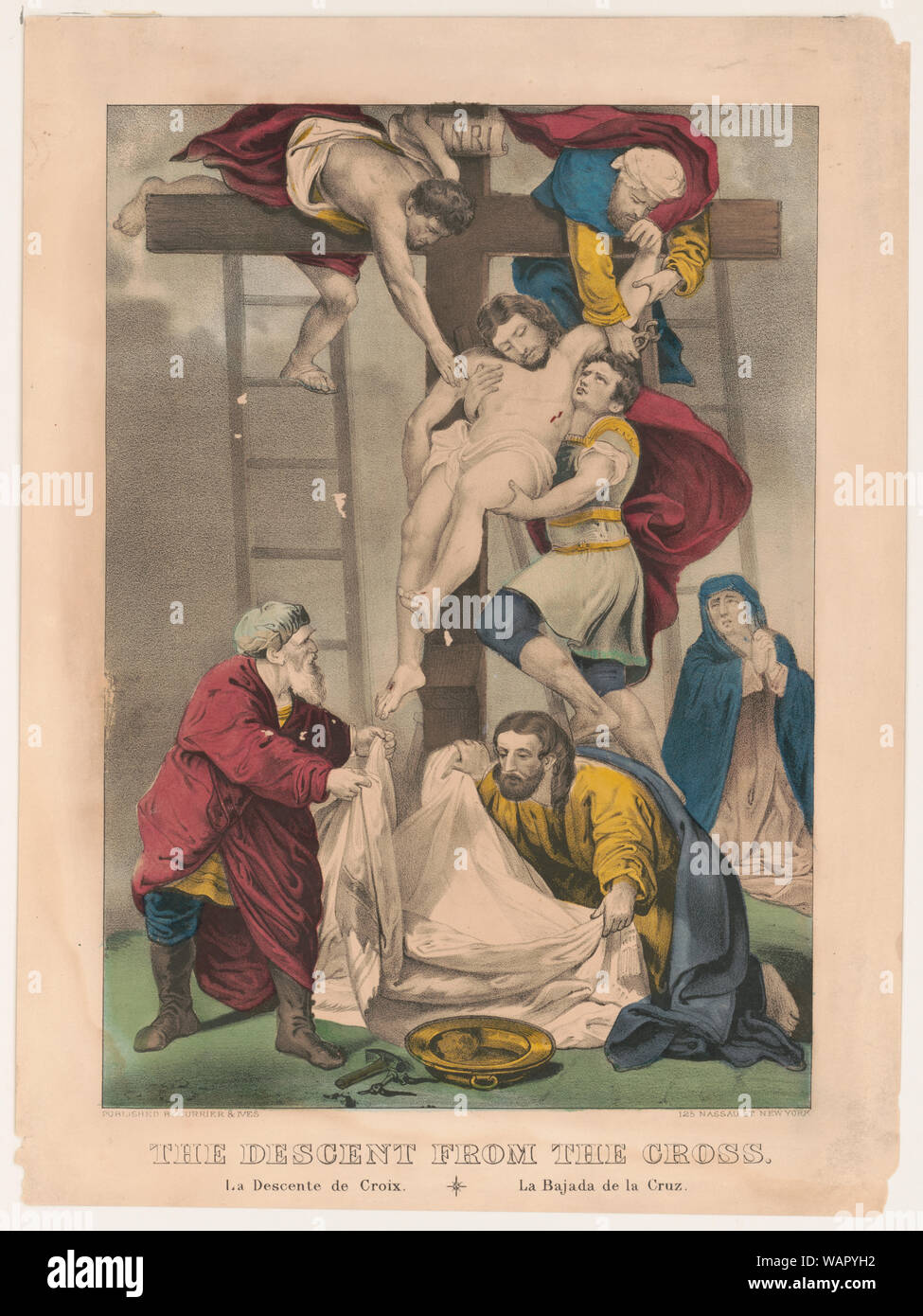 Discesa dalla Croce: La Descente de Croix / La Bajada de la Cruz Foto Stock