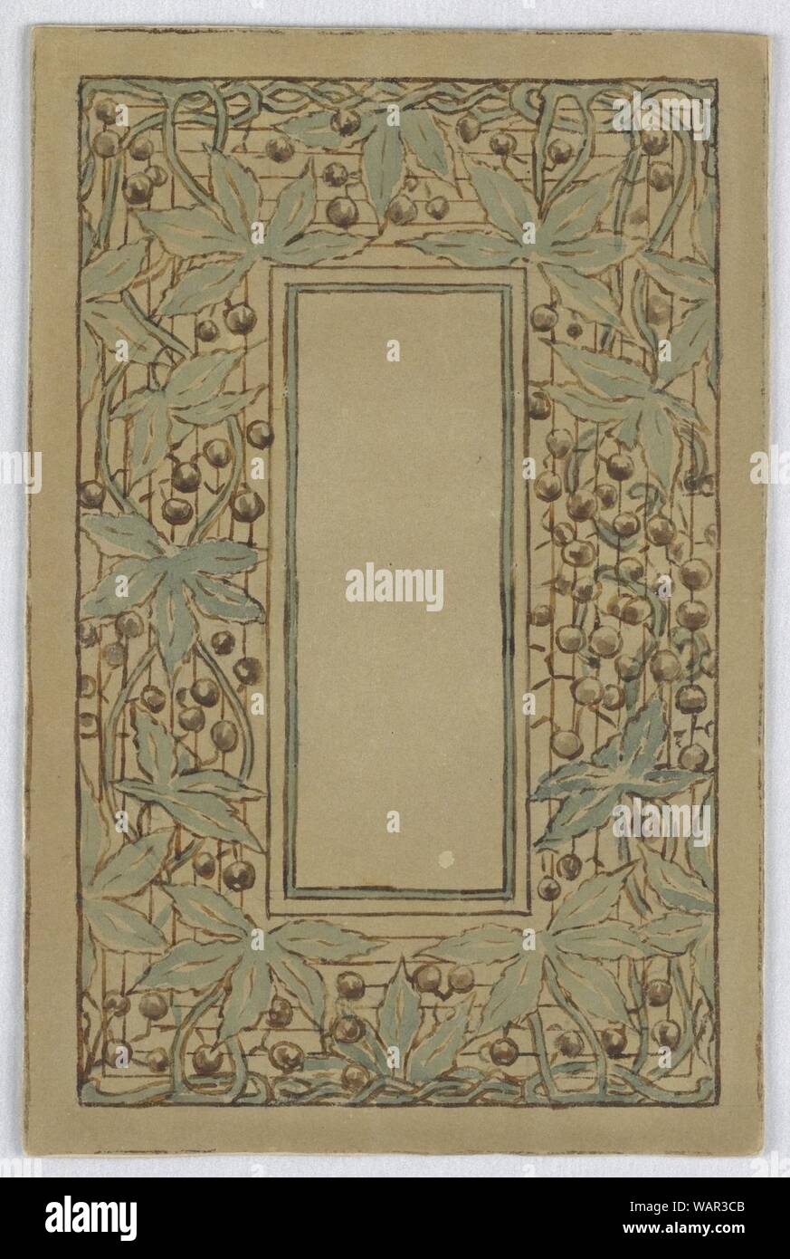 Il disegno per la copertina di un libro, ca. 1893-1903 Foto Stock
