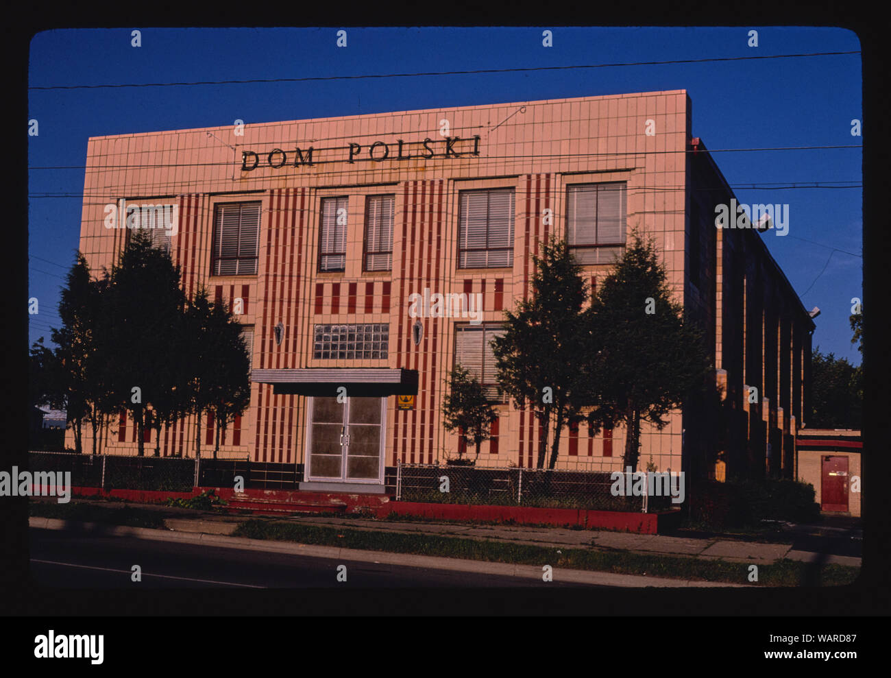 Dom Polski, Saginaw Street, Selce, Michigan Foto Stock