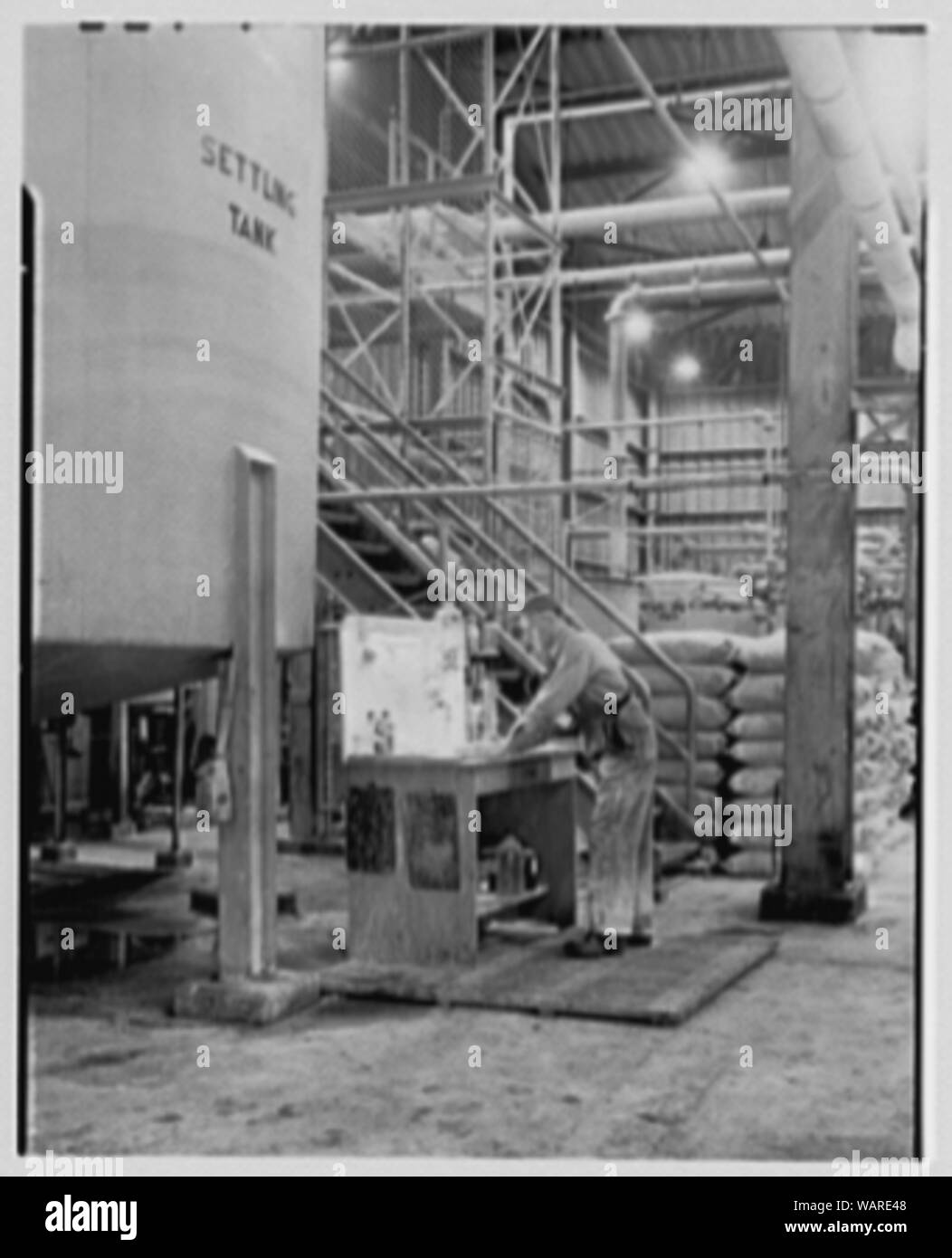 Dominio alcali & Chemical Co., Ltd., Beaunhois [ossia Beauharnois], Canada. Foto Stock