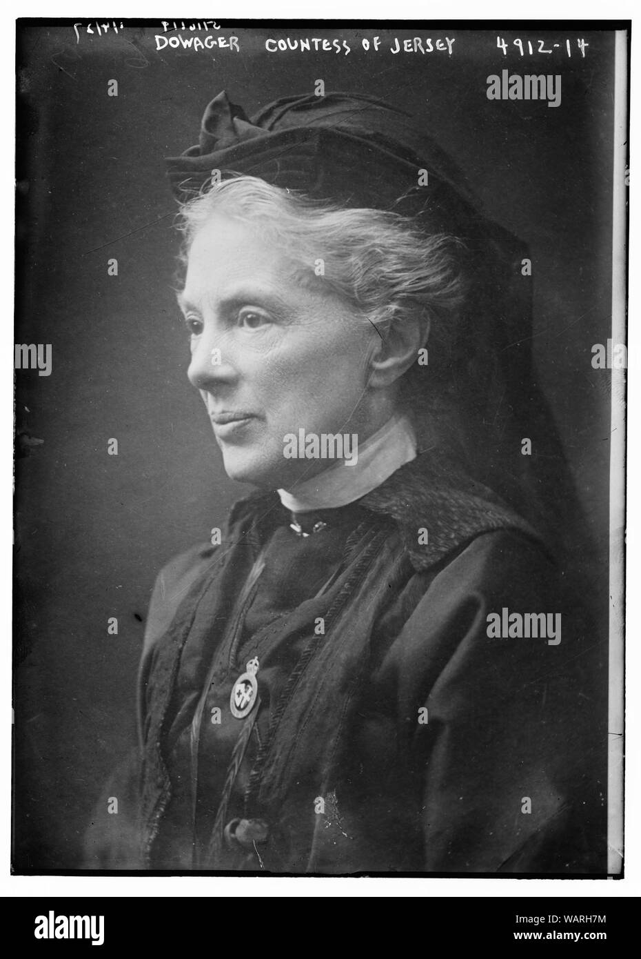 Dowager Contessa di Jersey Foto Stock