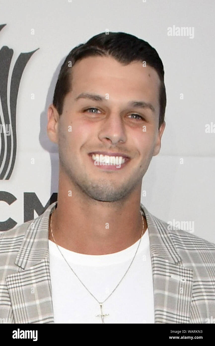 Agosto 21, 2019, Nashville, TN, STATI UNITI D'AMERICA: 21 agosto 2019 - Nashville, Tennessee - Brendan McLoughlin. Xiii annuale successi di ACM tenutosi presso il Ryman Auditorium. Photo credit: Dara-Michelle Farr/AdMedia (credito Immagine: © Dara-Michelle Farr/AdMedia via ZUMA filo) Foto Stock
